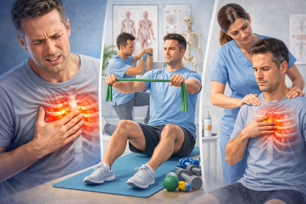 Chest Pain & Costochondritis Physiotherapy Treatment: Exercises, Pain Relief & Recovery Guide