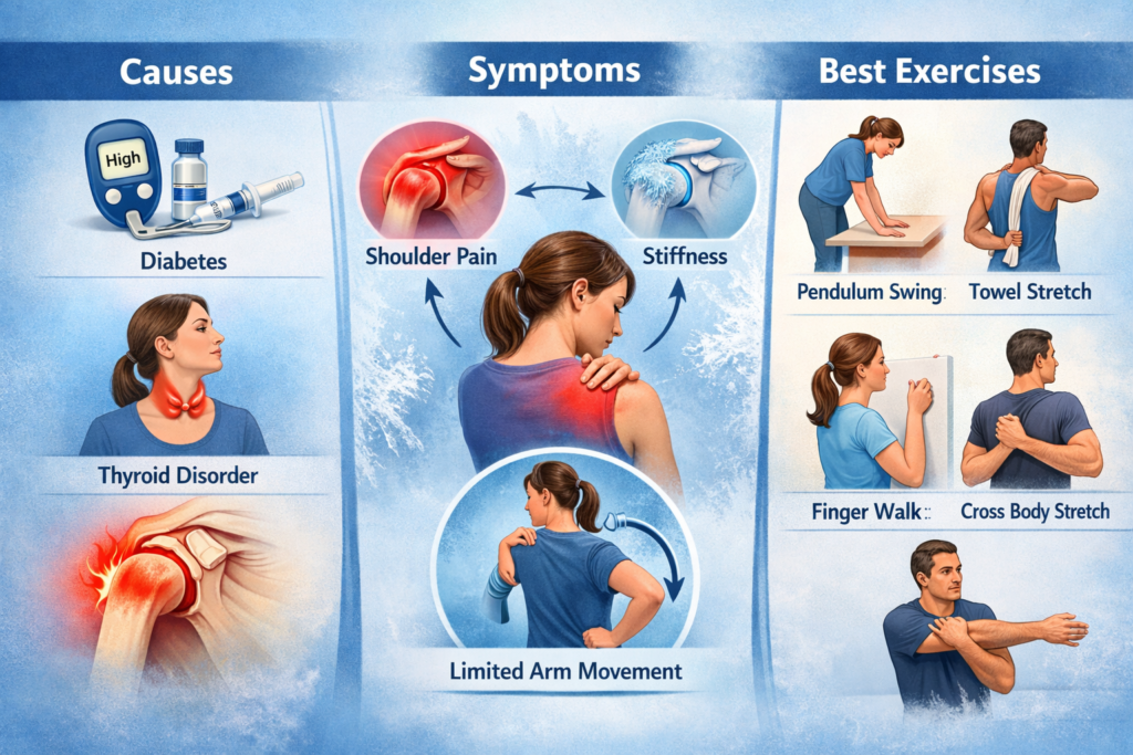 Frozen Shoulder Physiotherapy Treatment: Causes, Symptoms & Best Exercises